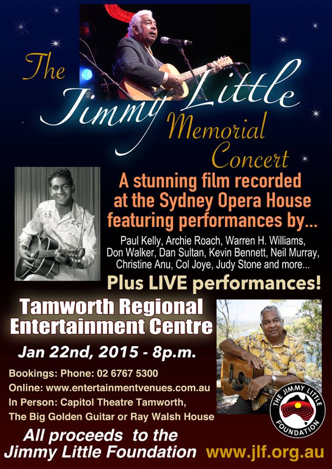 Jimmy Little Concert Poster